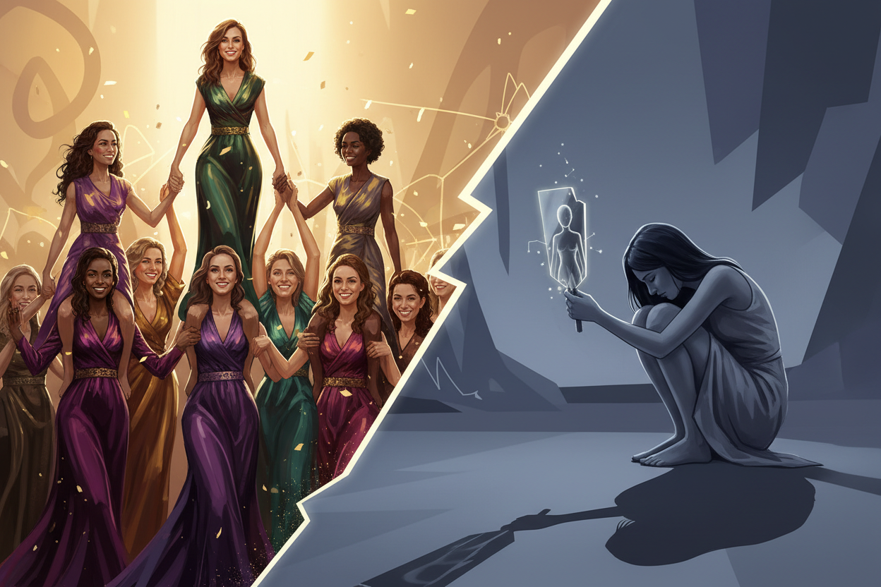 Sisterhood vs Pick Me Energy — And Why One Builds Women, and One Breaks Them
