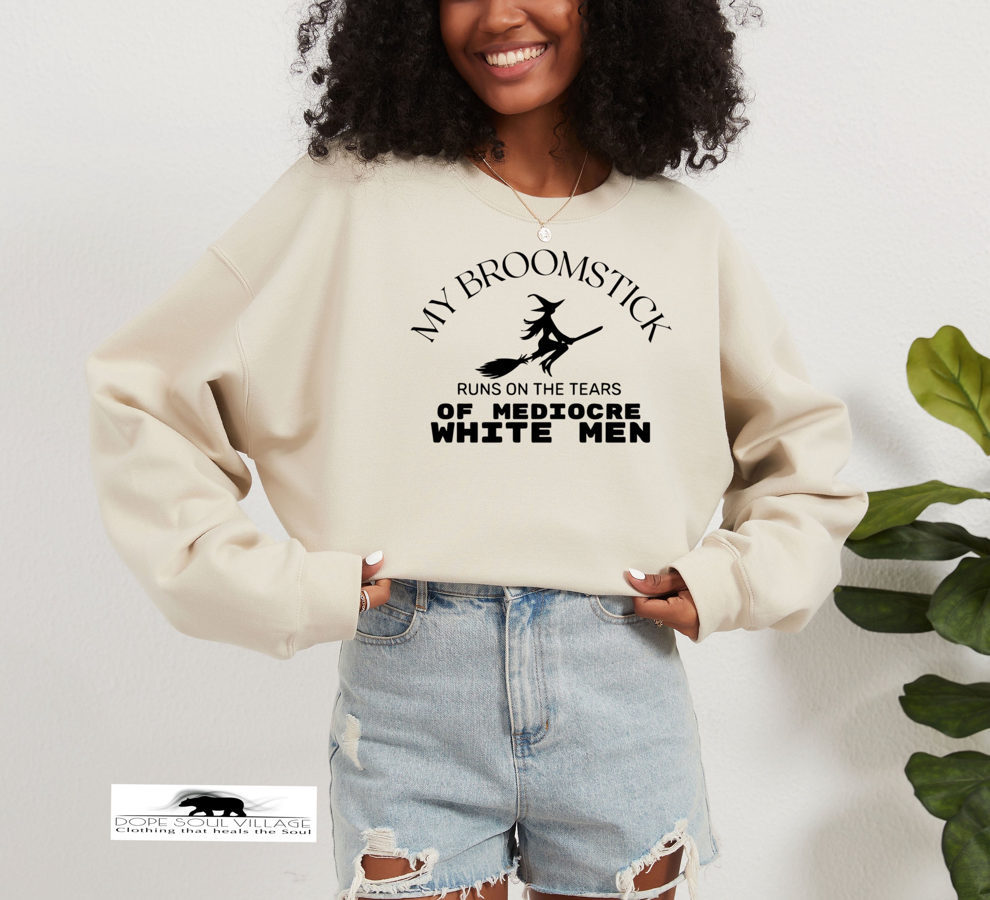 witchy feminist Sweatshirt dope soul village