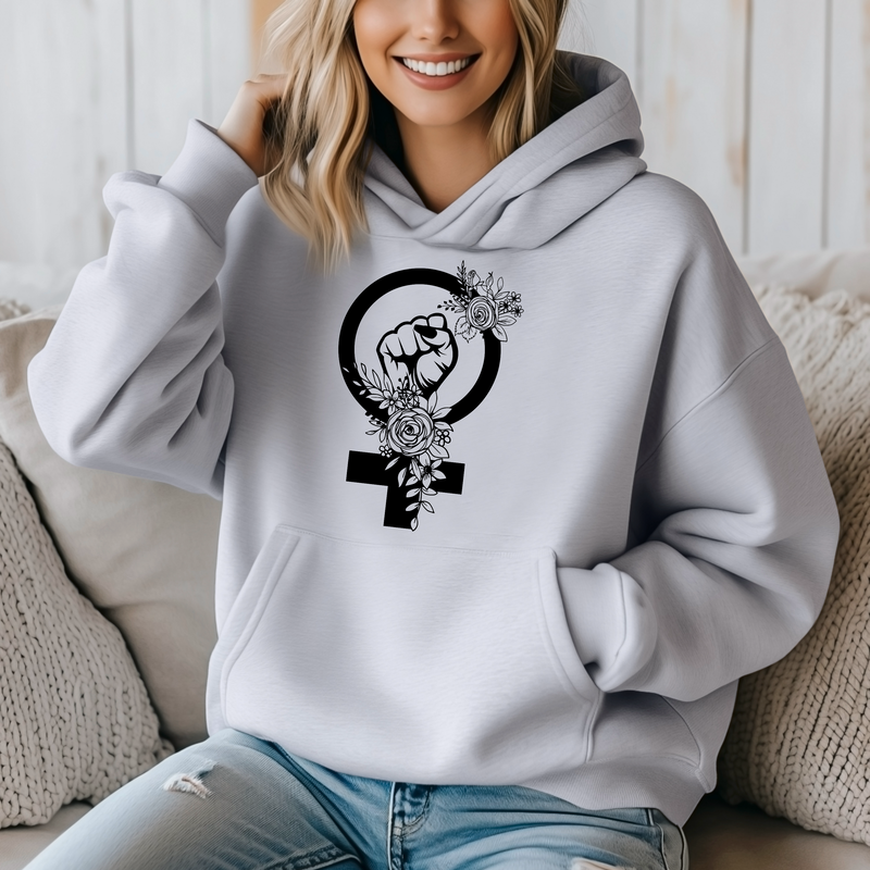 'Feminist Punch' Unisex Hoodie | Dope Soul Village