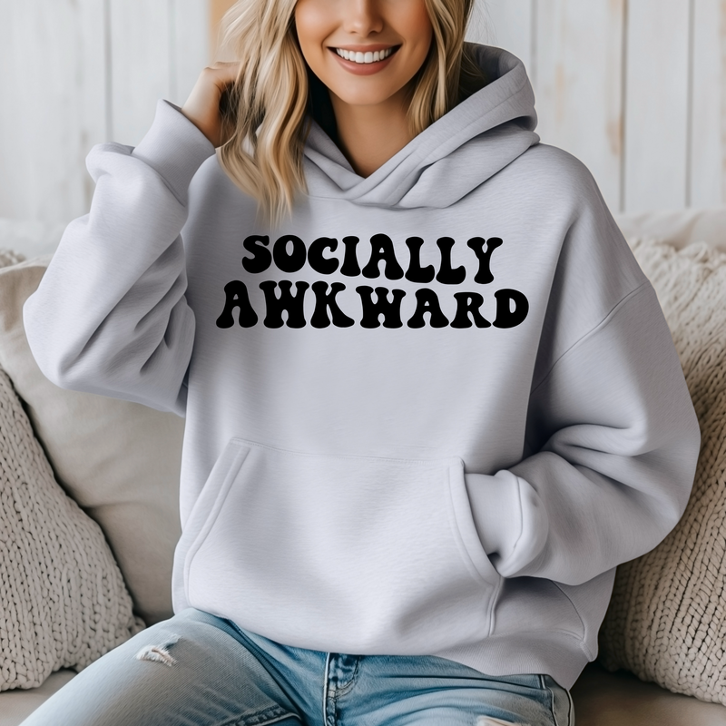 Socially Awkward' Unisex Hoodie |Dope Soul Village