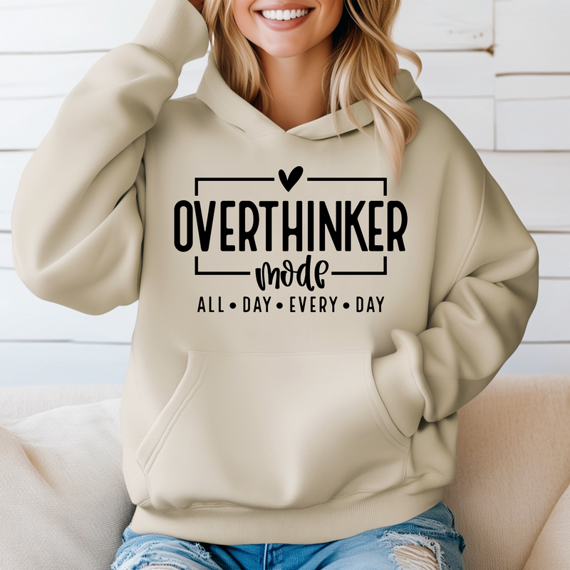 ‘ Overthinker Mode’ Unisex Hoodie |Dope Soul Village