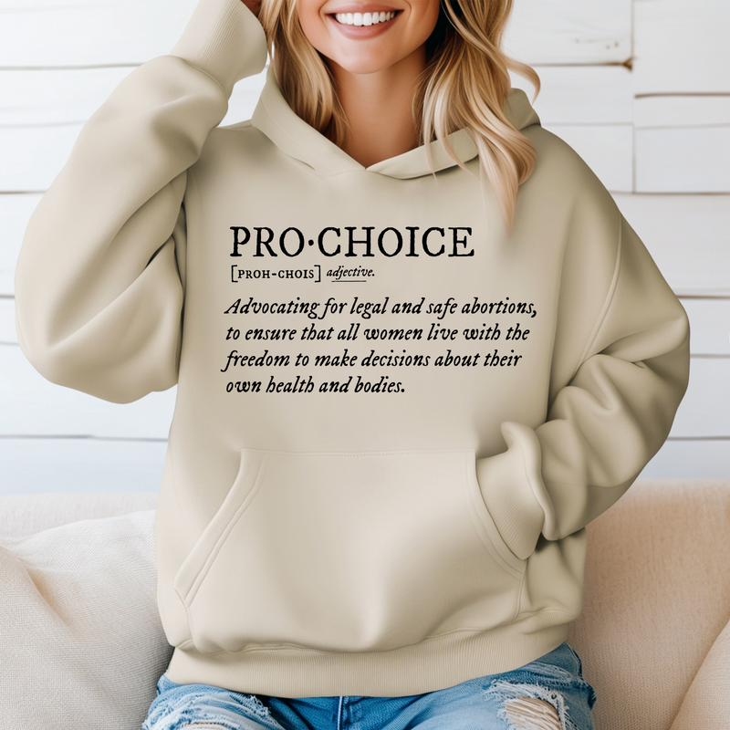 ‘Pro Choice Definition’ Unisex Hoodie |Dope Soul Village