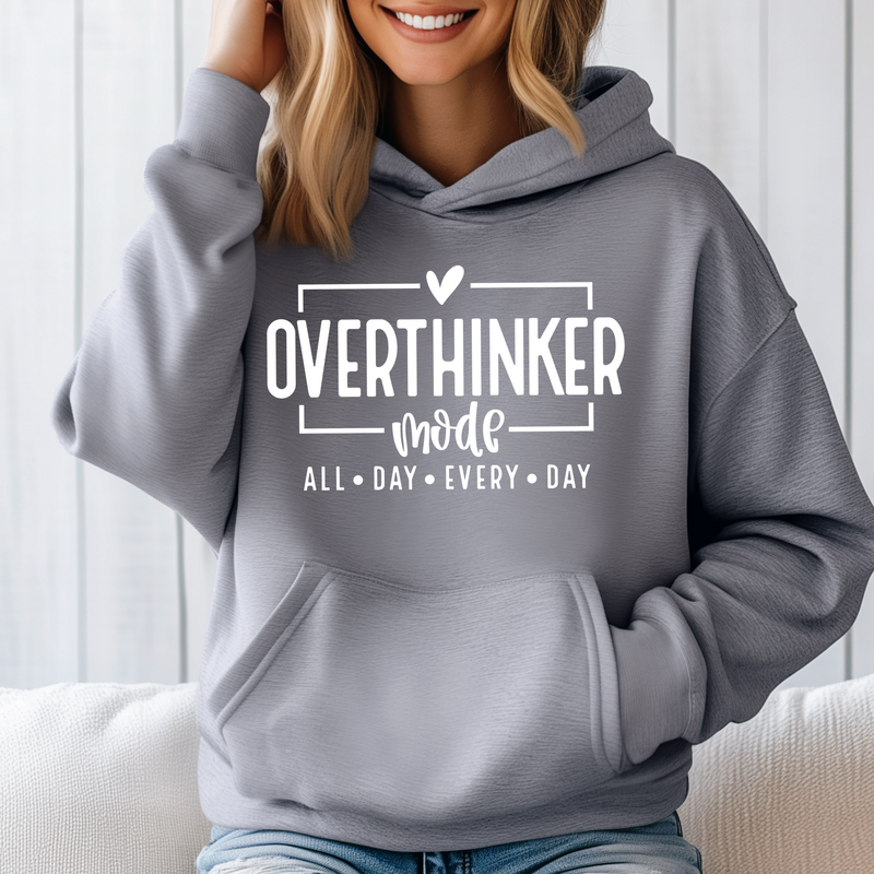 ‘ Overthinker Mode’ Unisex Hoodie |Dope Soul Village