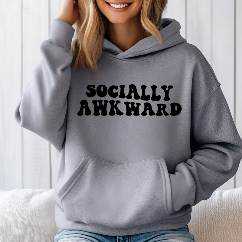 Socially Awkward' Unisex Hoodie |Dope Soul Village