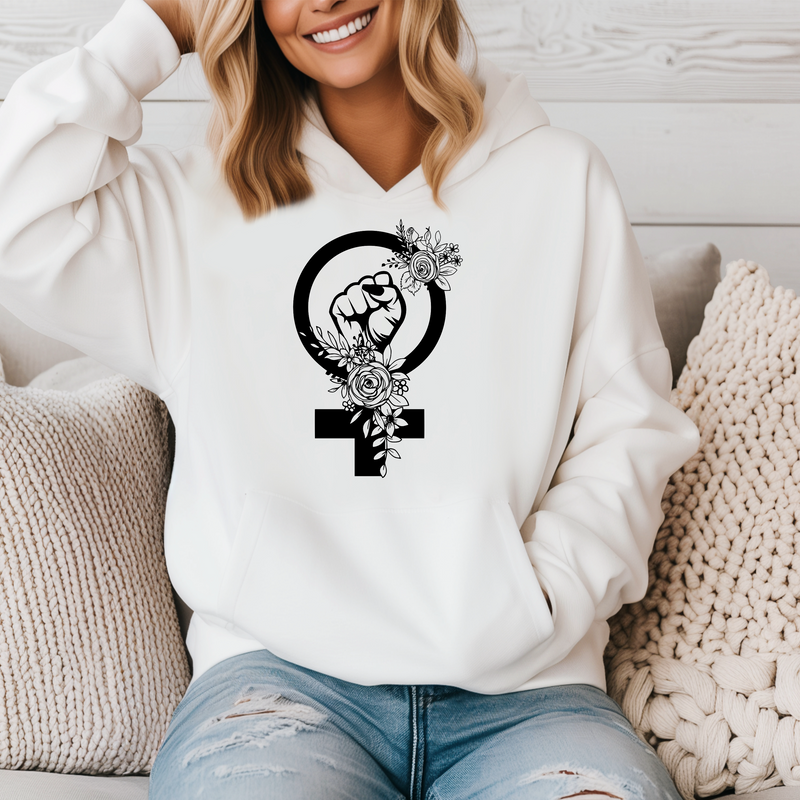 'Feminist Punch' Unisex Hoodie | Dope Soul Village