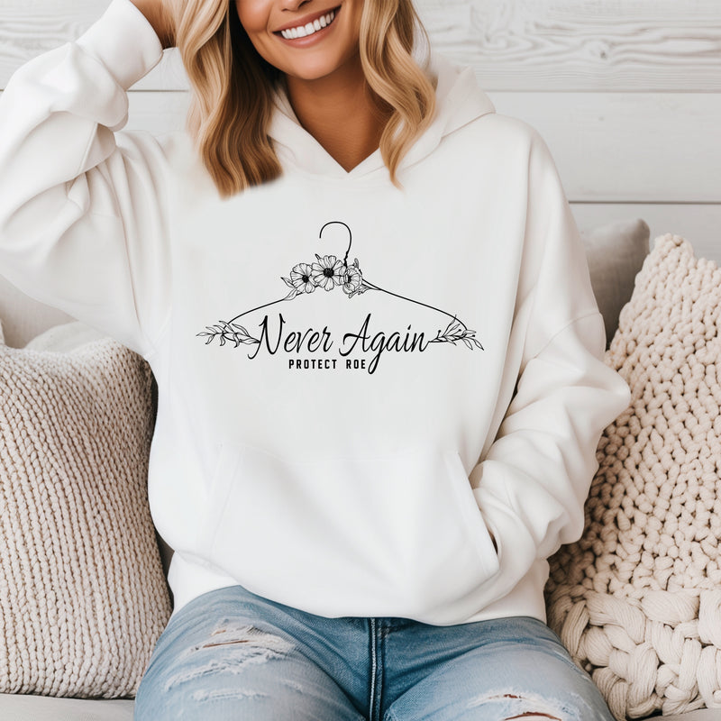 Never again | Unisex Feminist  Hoodie |Dope Soul Village