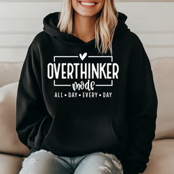 ‘ Overthinker Mode’ Unisex Hoodie |Dope Soul Village