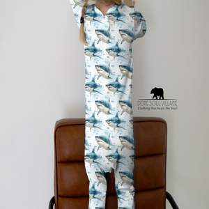 Sharks | Sensory Smart Adaptive  Nightwear | Dope Soul Village 