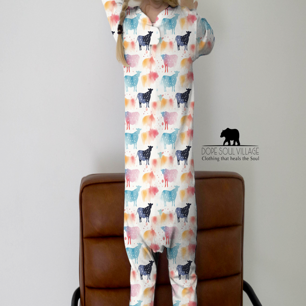 Moo Cow | Sensory Smart All-in-one Adaptive Nightwear | Dope Soul Village