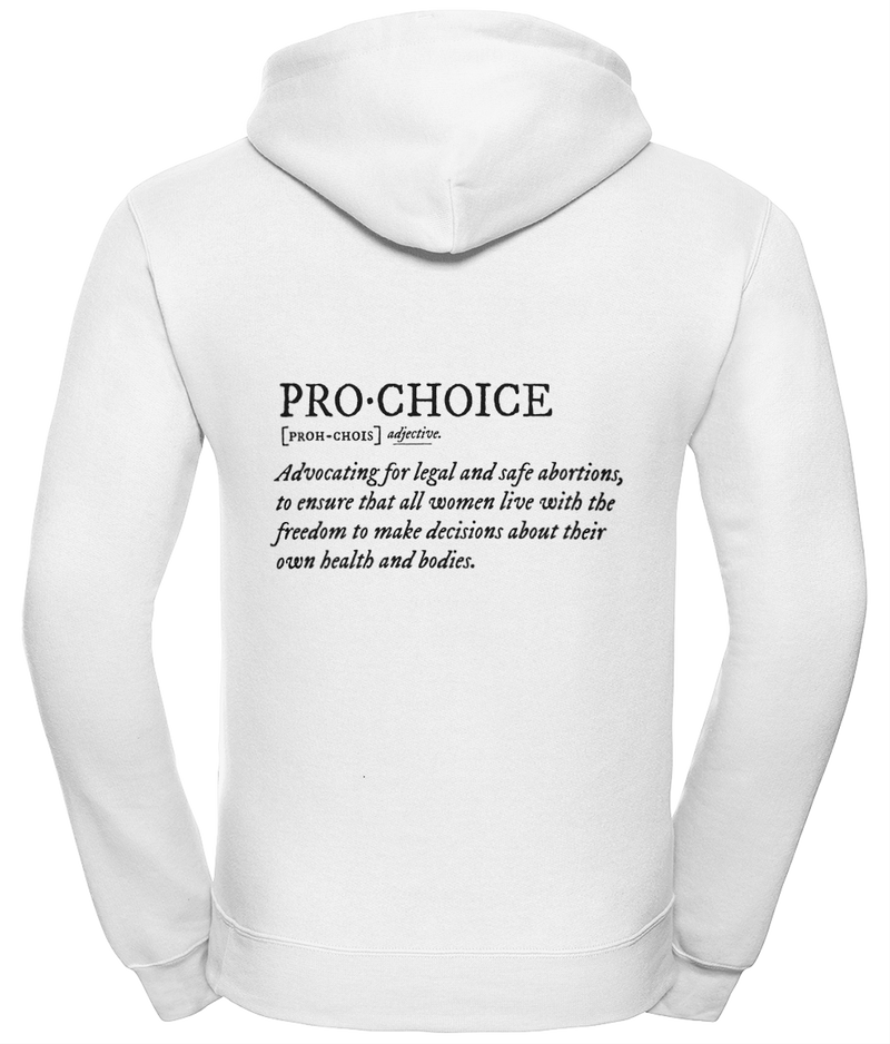 ‘Pro Choice Definition’ Unisex Hoodie with Zip |Dope Soul Village