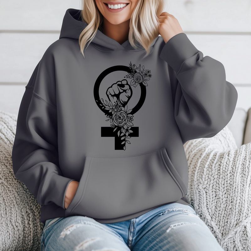 'Feminist Punch' Unisex Hoodie | Dope Soul Village