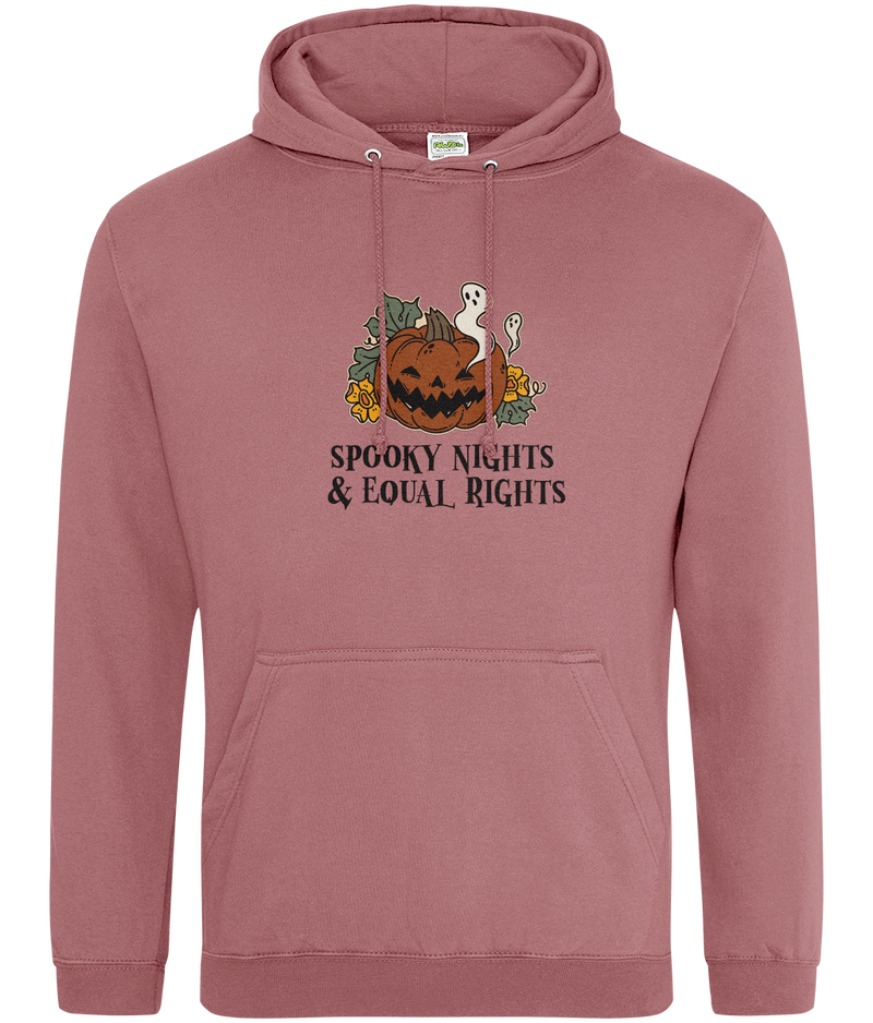 Spooky Nights & Equal Rights | Unisex Halloween Hoodie | Dope Soul Village