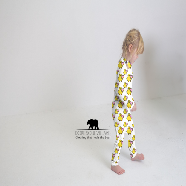 Heart Duck | Sensory Smart Adaptive Nightwear | Dope Soul Village