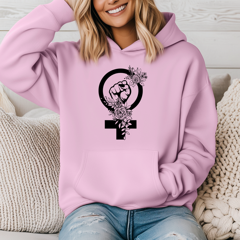 'Feminist Punch' Unisex Hoodie | Dope Soul Village