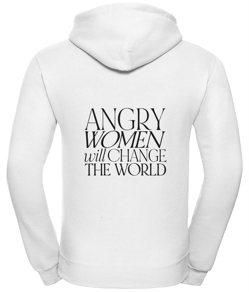 ‘Angry Women will change the World' Unisex Hoodie with Zip |Dope Soul Village