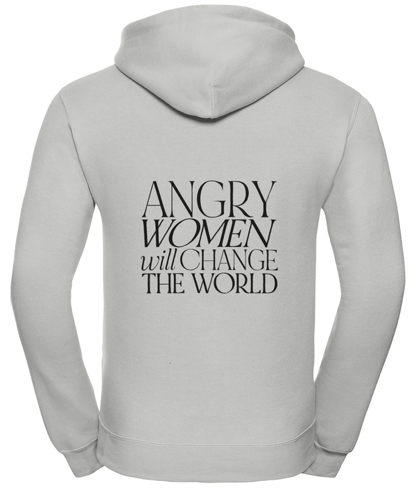 ‘Angry Women will change the World' Unisex Hoodie with Zip |Dope Soul Village