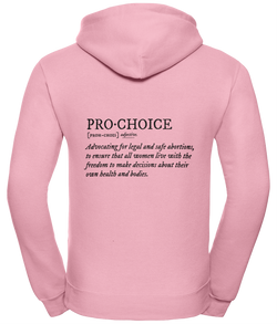 ‘Pro Choice Definition’ Unisex Hoodie with Zip |Dope Soul Village