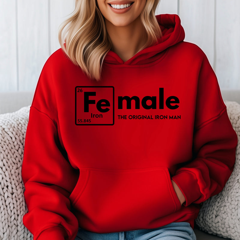 Female original Iron Man - Unisex Hoodie |Dope Soul Village