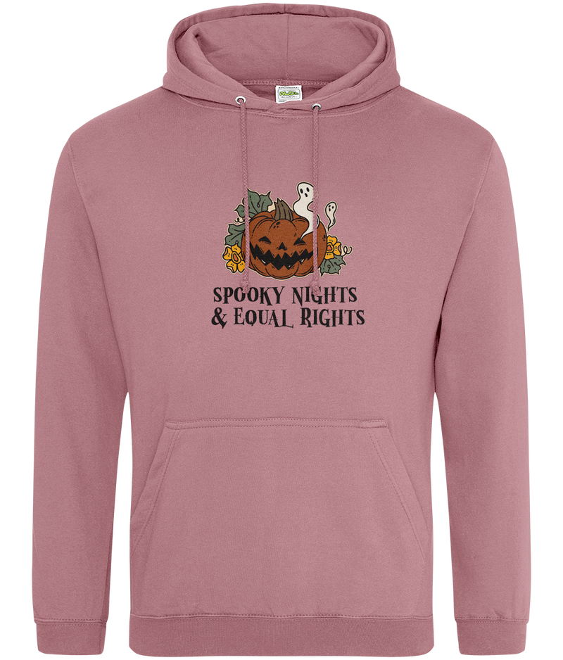 Spooky Nights & Equal Rights | Unisex Halloween Hoodie | Dope Soul Village