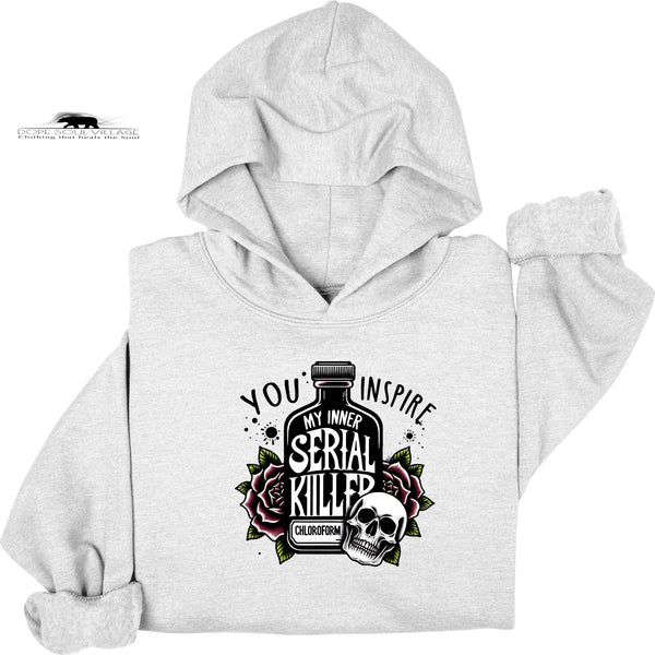 You inspire my Inner serial Killer | Humour sweatshirt | Dope Soul Village | feminist UK based women owned Small business