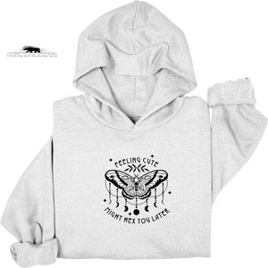 feminist clothing uk
feminine hoodie zip
feminist merchandise uk Feeling Cute Might hex later | Witchy Hoodie | Dope Soul Village