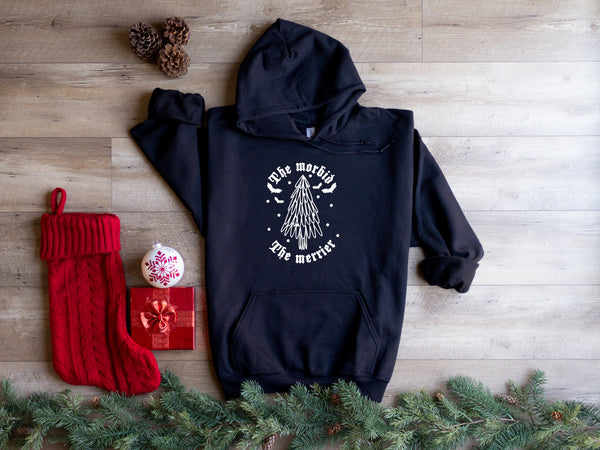 The Morbid The Merrier | Christmas Unisex Hoodie| Dope Soul Village