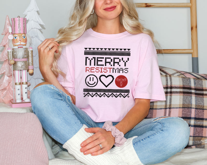 Merry Resistmas | Christmas Feminist Unisex T-Shirt| Dope Soul Village