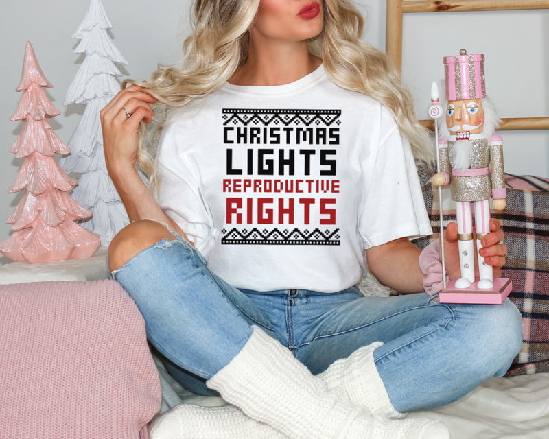 Christmas Lights & Repo Rights| Christmas Feminist Unisex T-Shirt| Dope Soul Village