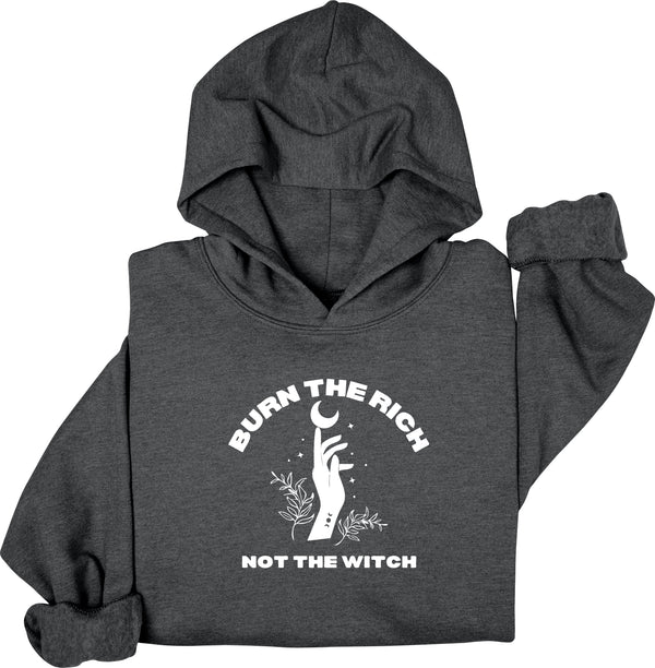 ' Burn the rich not the witch' | Witchy Hoodie | Dope Soul Village