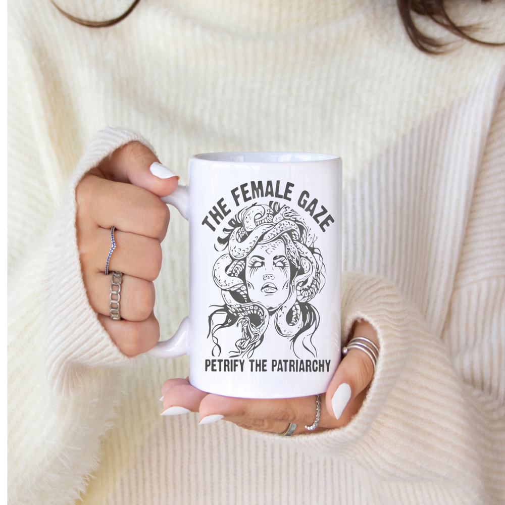 'Female Gaze' 11oz | feminist Coffee Mug | Dope Soul Village