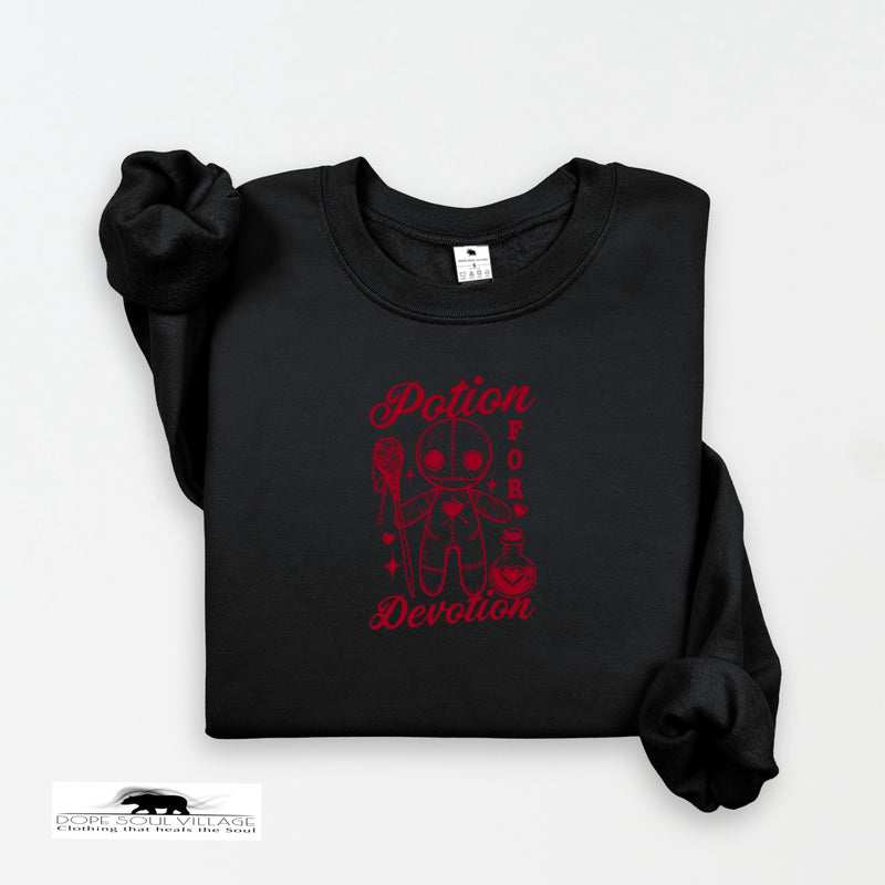 Potion for Devotion | Humour Sweatshirt | Dope Soul Village witchy UK small business