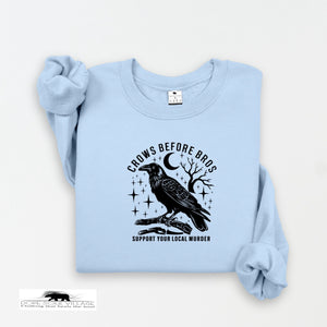 Crows before Bros | Witchy Feminist Sweatshirt | Dope Soul Village