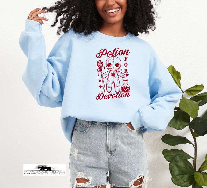 Potion for Devotion | Humour Sweatshirt | Dope Soul Village witchy UK small business