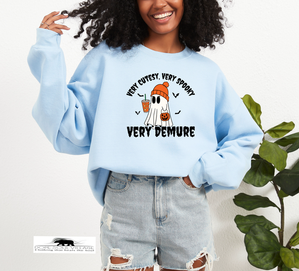 Very Cutesy, Very Demure Sweatshirt | Halloween Collection | Dope Soul Village