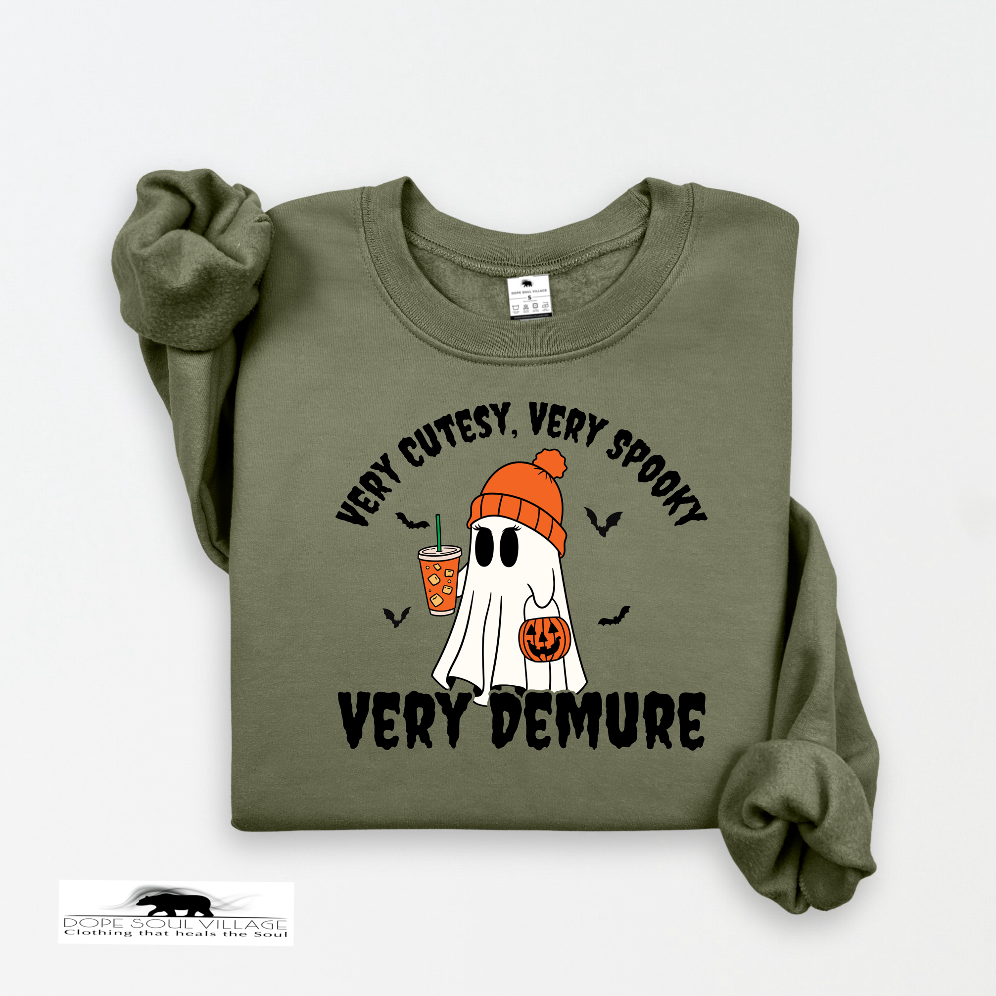 Very Cutesy, Very Demure Sweatshirt | Halloween Collection | Dope Soul Village