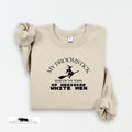 'My broomstick runs on the tears..' | Feminist Witchy Sweatshirt | Dope Soul Village
