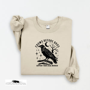 Crows before Bros | Witchy Feminist Sweatshirt | Dope Soul Village