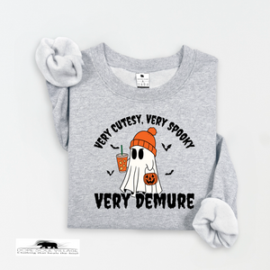 Very Cutesy, Very Demure Sweatshirt | Halloween Collection | Dope Soul Village