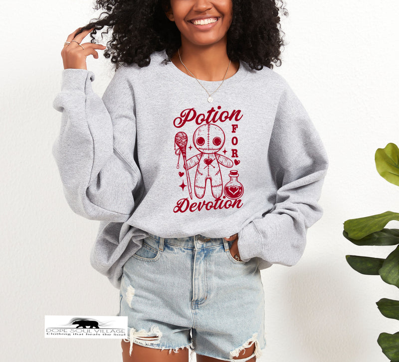 Potion for Devotion | Humour Sweatshirt | Dope Soul Village witchy UK small business