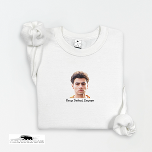 Deny Defend Depose | Luigi Inspired Unisex Sweatshirt | Dope Soul Village