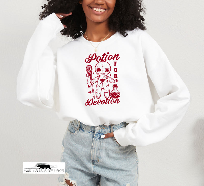 Potion for Devotion | Humour Sweatshirt | Dope Soul Village witchy UK small business