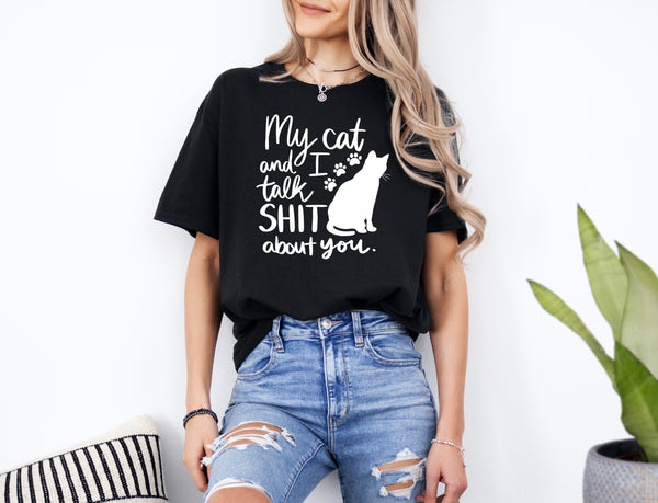 'Me and My Cat are Judging You' Unisex T-Shirt | Dope Soul Village