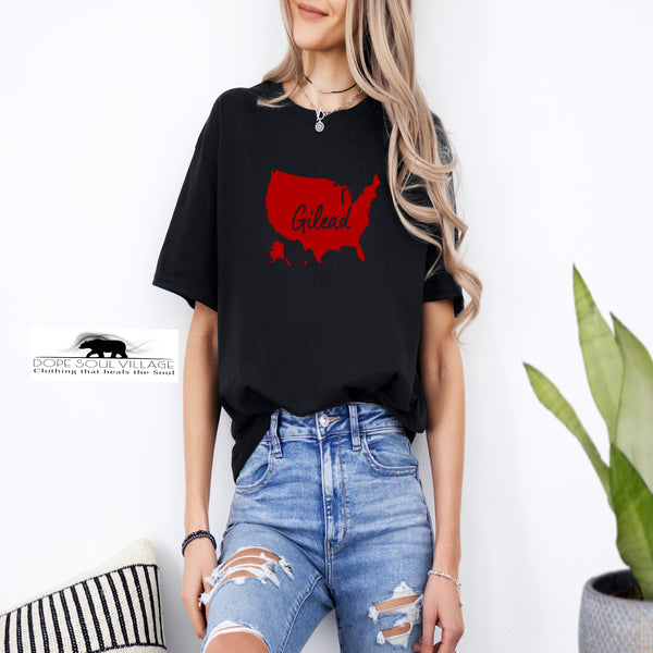 USA is Gilead | Handmaid Tale inspired | Feminist T-shirt | Dope Soul Village