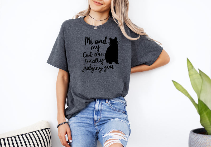 ' My cat and I talk Sh*t bit you' Unisex T-shirt | Dope Soul Village