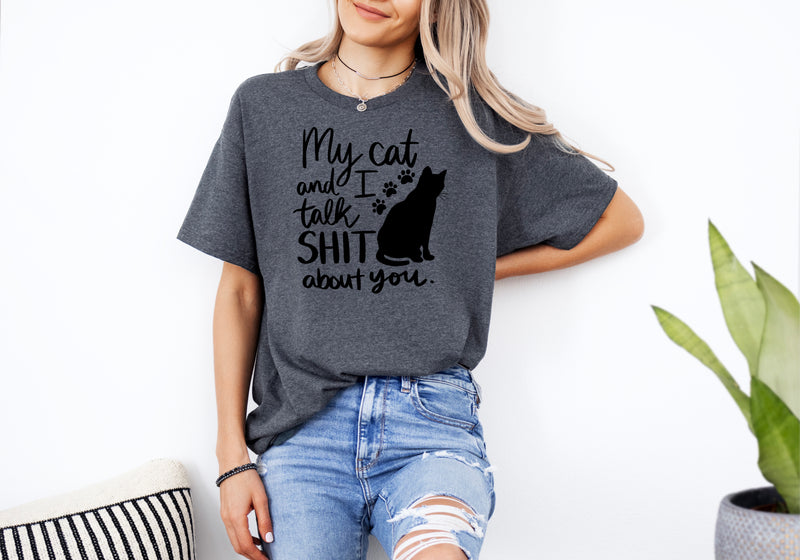 'Me and My Cat are Judging You' Unisex T-Shirt | Dope Soul Village