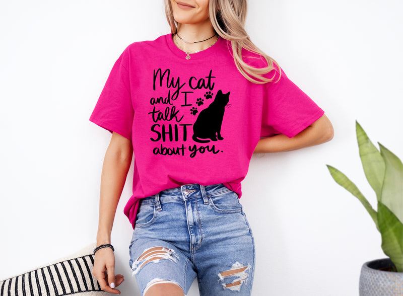 'Me and My Cat are Judging You' Unisex T-Shirt | Dope Soul Village