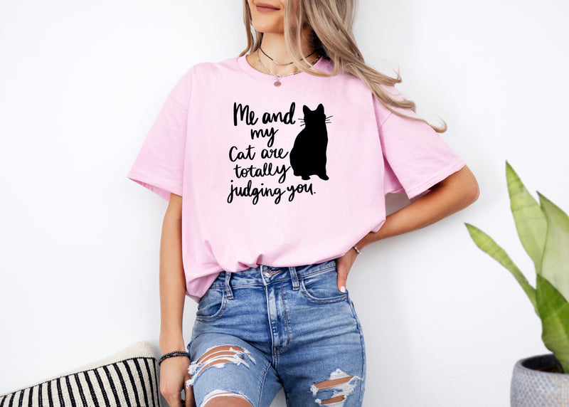 ' My cat and I talk Sh*t bit you' Unisex T-shirt | Dope Soul Village