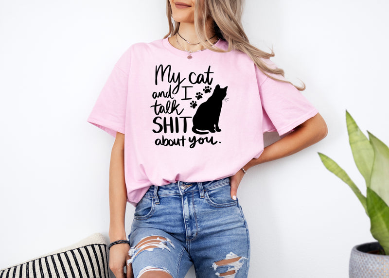 'Me and My Cat are Judging You' Unisex T-Shirt | Dope Soul Village