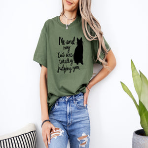' My cat and I talk Sh*t bit you' | Unisex T-shirt | Dope Soul Village