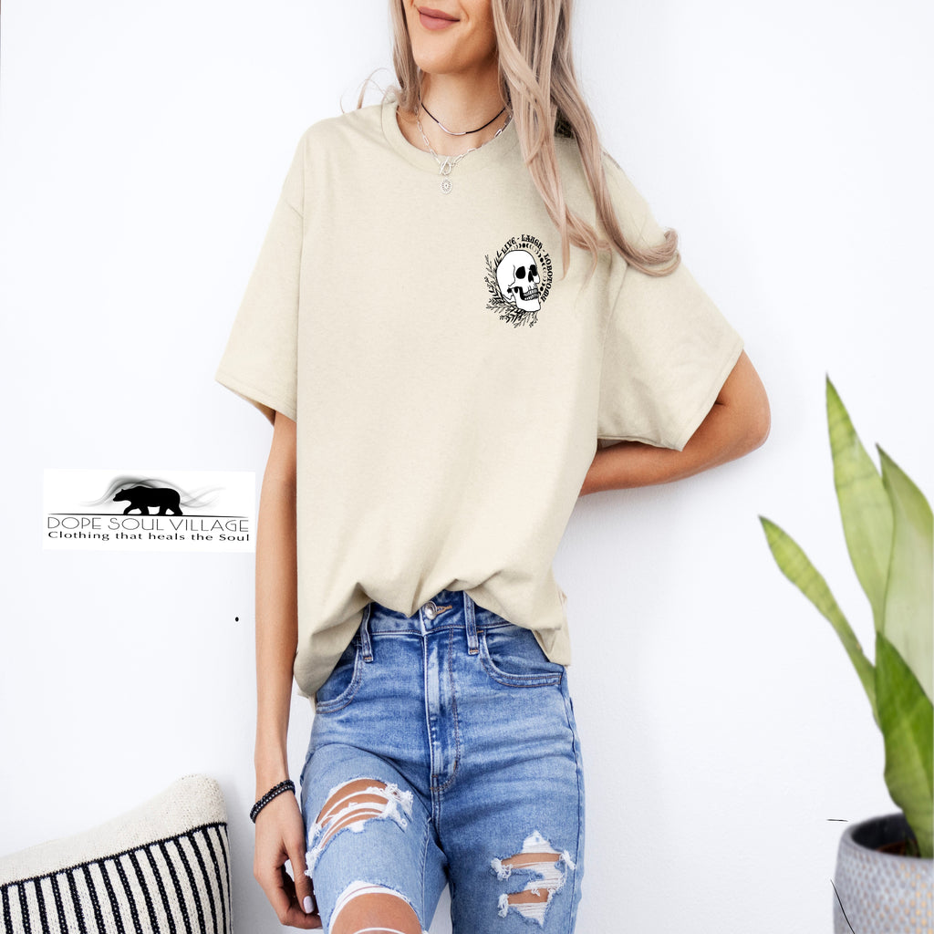 Live, Love, Lobotomy | Feminist Witchy T-Shirt 🖤💀✨| Dope Soul Village